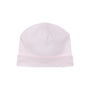 Gorrito redondo rayado rosado