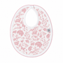 Babero redondo toile rosa