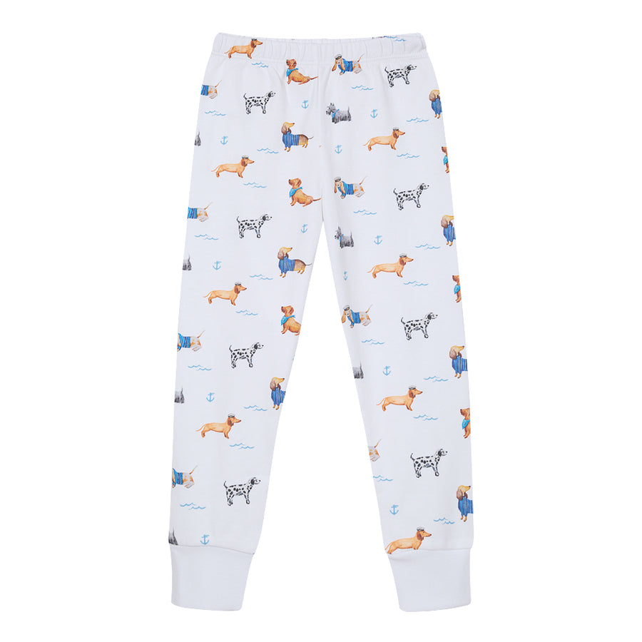 Pijama largo perros marineros