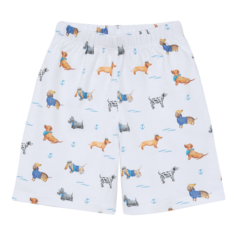 Pijama corto perritos marineros