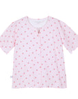 Pijama short corto mujer guindas