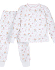 Pijama franela perritas en patines