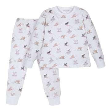 Pijama Kids Franela Perritos Ski Girl