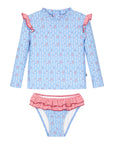 Polera y calzon vichy flor