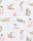 Pijama kids corto cocodrilos