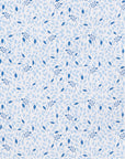 Toalla hojitas azules