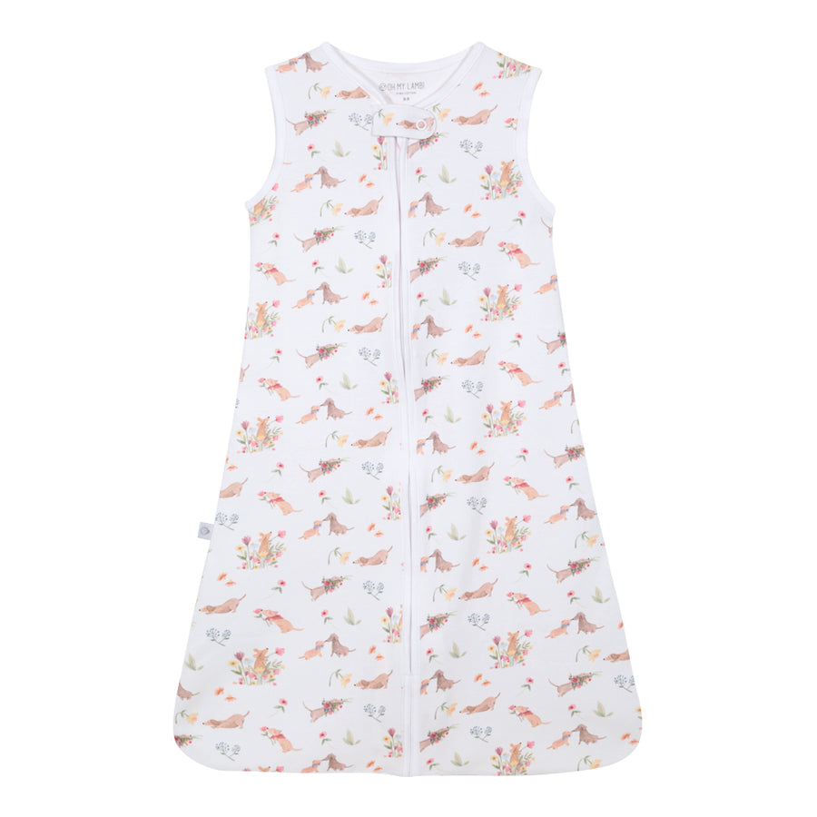 Saquito verano baby salchis flores