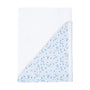 Toalla hojitas azules