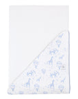 Toalla con Gorrito Toile Safari Blue