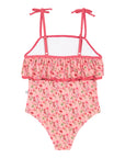 Traje de baño cintas floral rose