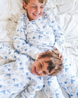 Pijama franela forest blue