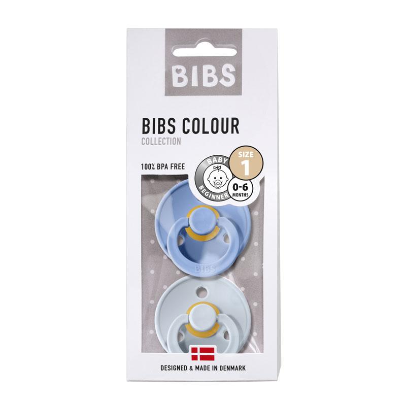 Chupete Bibs⎪Sky blue & Baby blue⎜0-6 meses - Oh My Lamb!