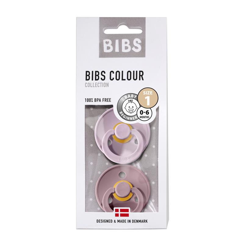Chupete Bibs⎪Dusky lilac & Heather⎜0-6 meses - Oh My Lamb!